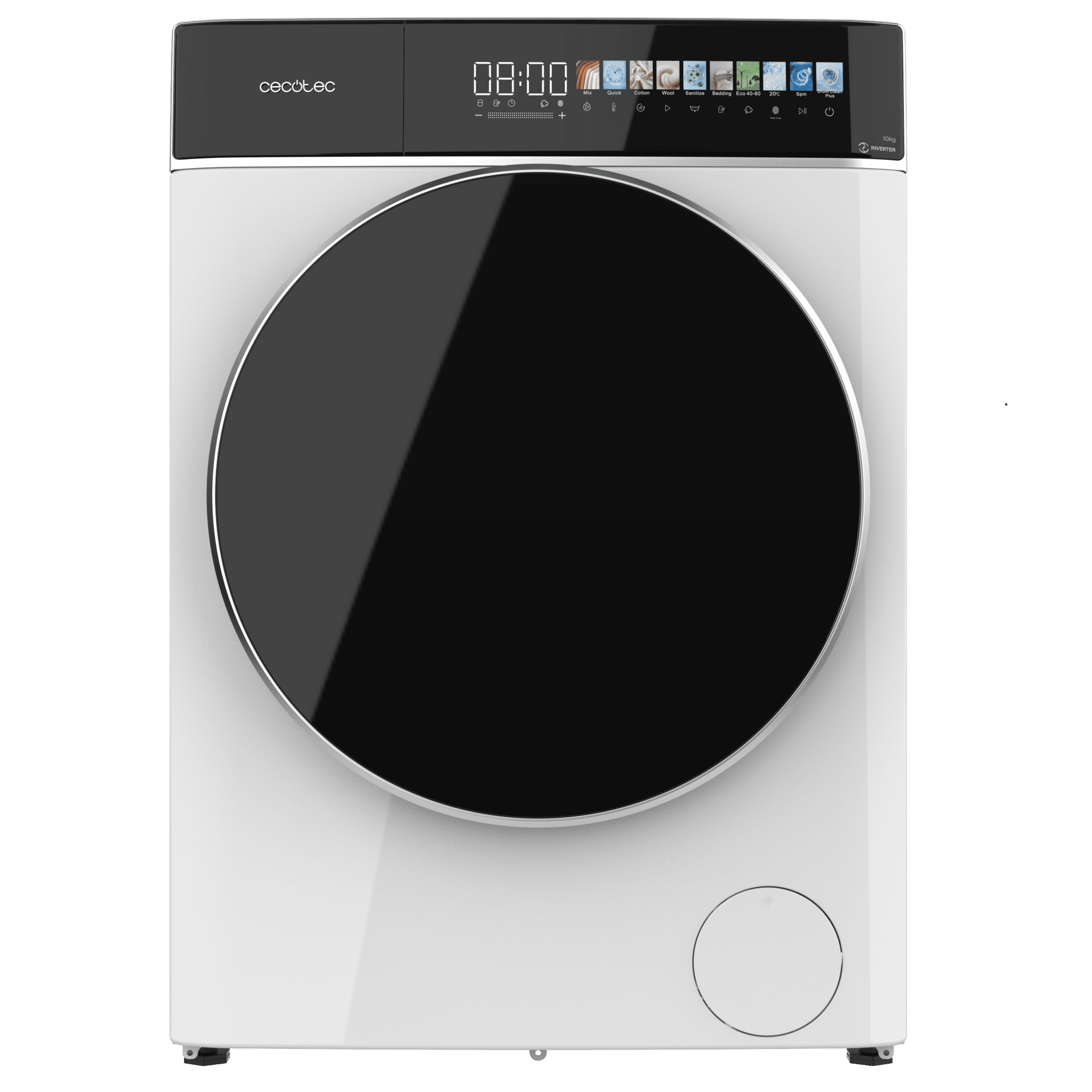 Cecotec lavadora 10 kg carga frontal bolero dresscode 10900 inverter