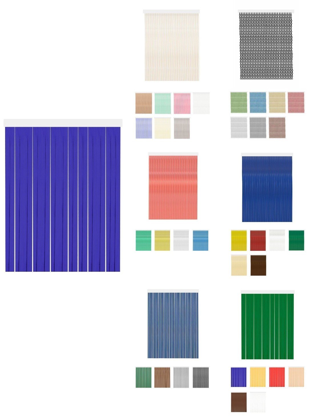 80 x 240 cm | diana - azul | cortinas de exterior impermeables – cort - ja