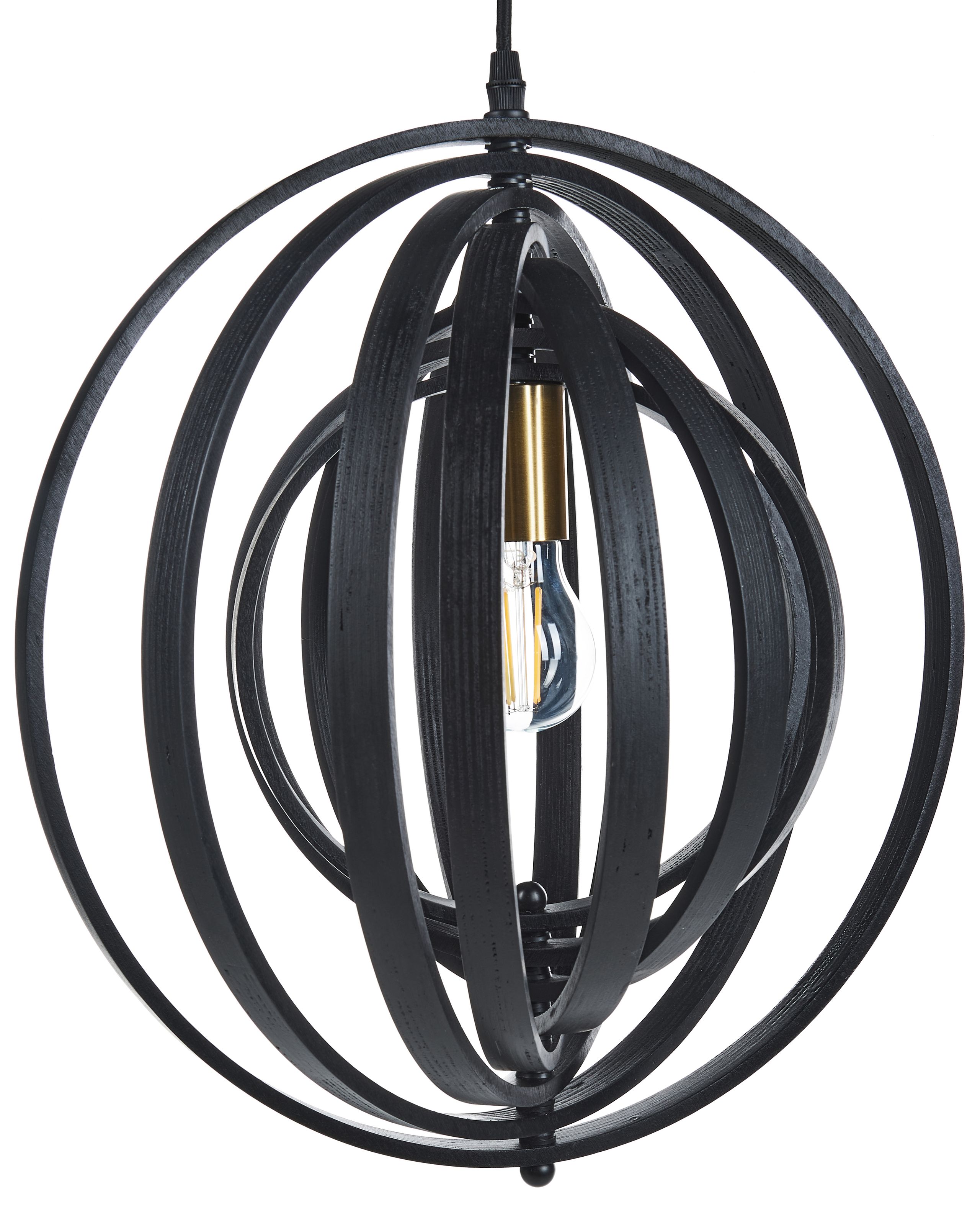 Lámpara colgante murrell madera de álamo negro