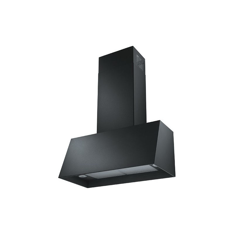 Campana mepamsa country 70 pared negra filtro antigrasas de aluminio