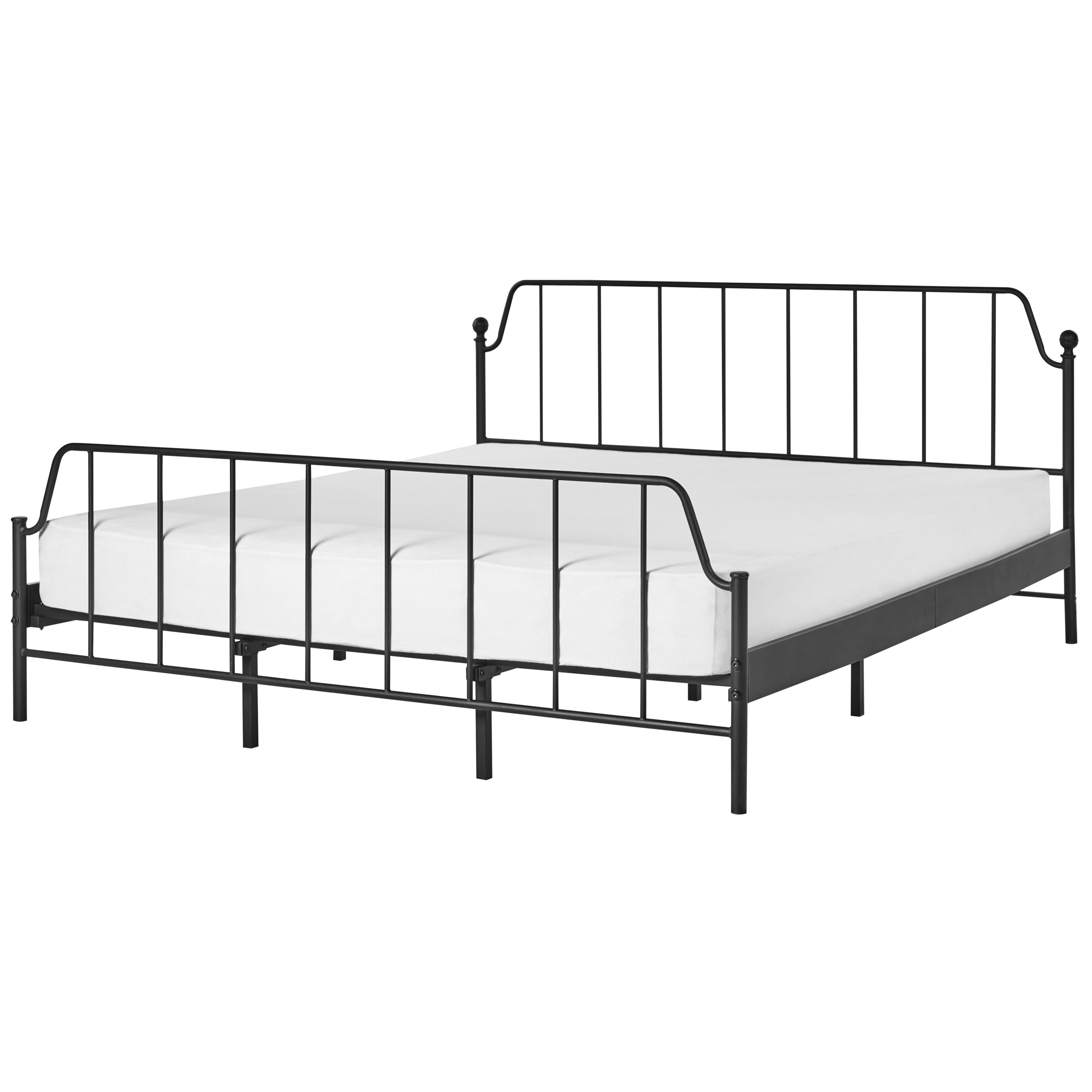 Cama metal mauressac 180 x 200 cm negro