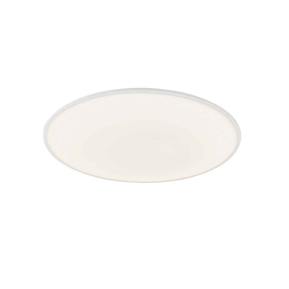 Mantra plafón LED redondo ultrafino slim 50w, blanco ø46cm
