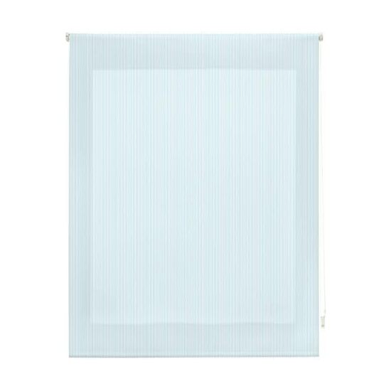 Estor enrollable premium 150x180 rayas turquesa