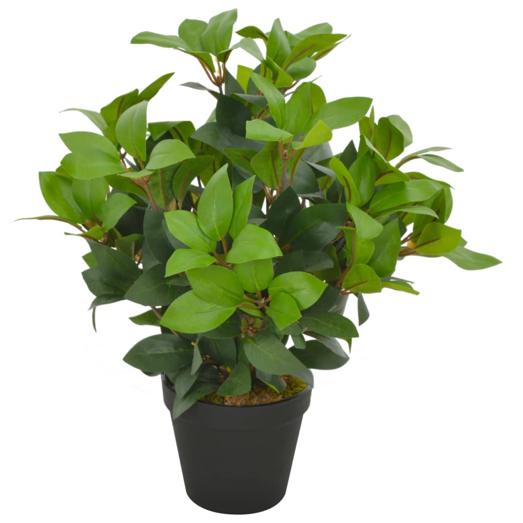 Planta artificial árbol de laurel con macetero 40 cm verde eerf5768