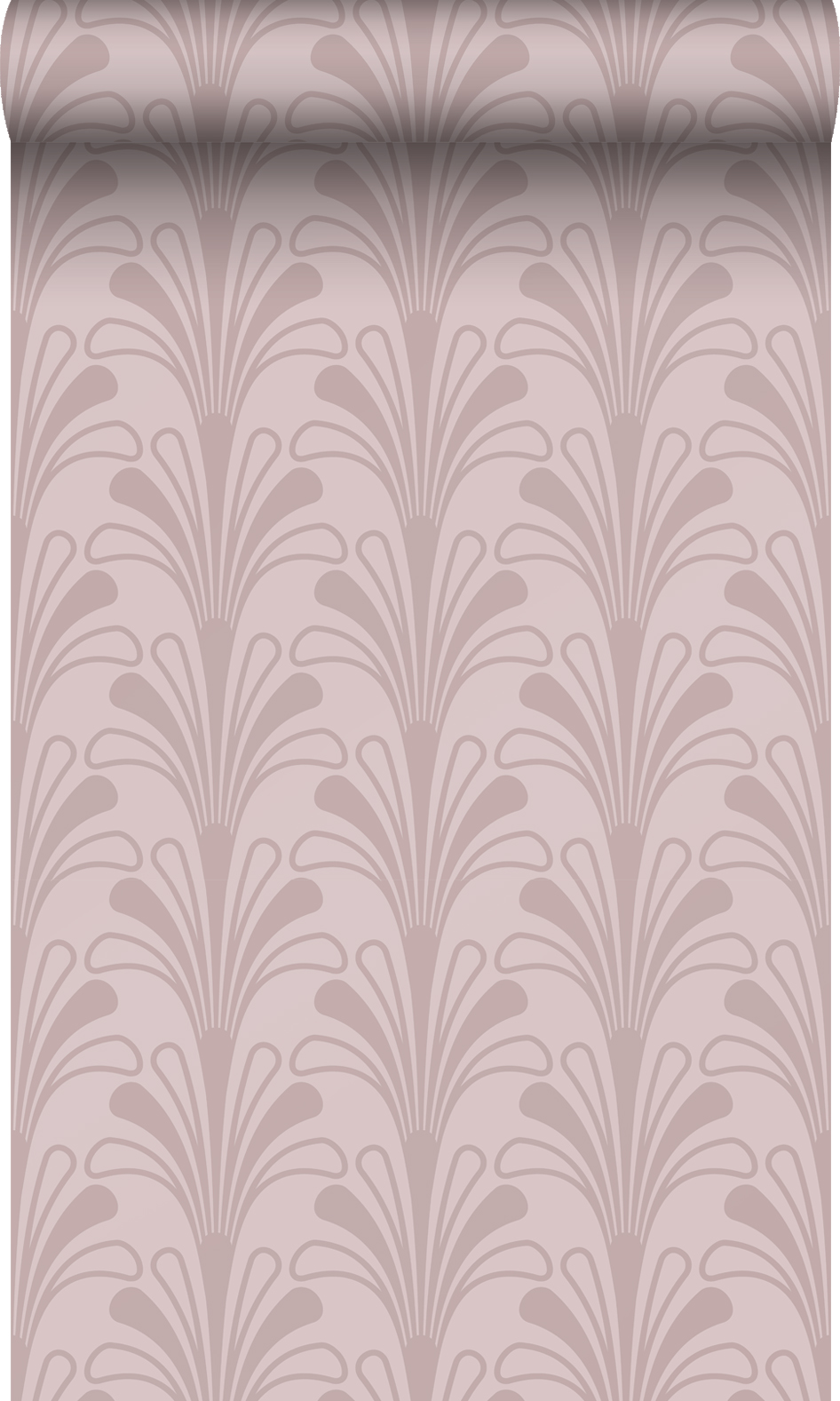 Origin papel pintado arte deco morado lila 50 x 900 cm