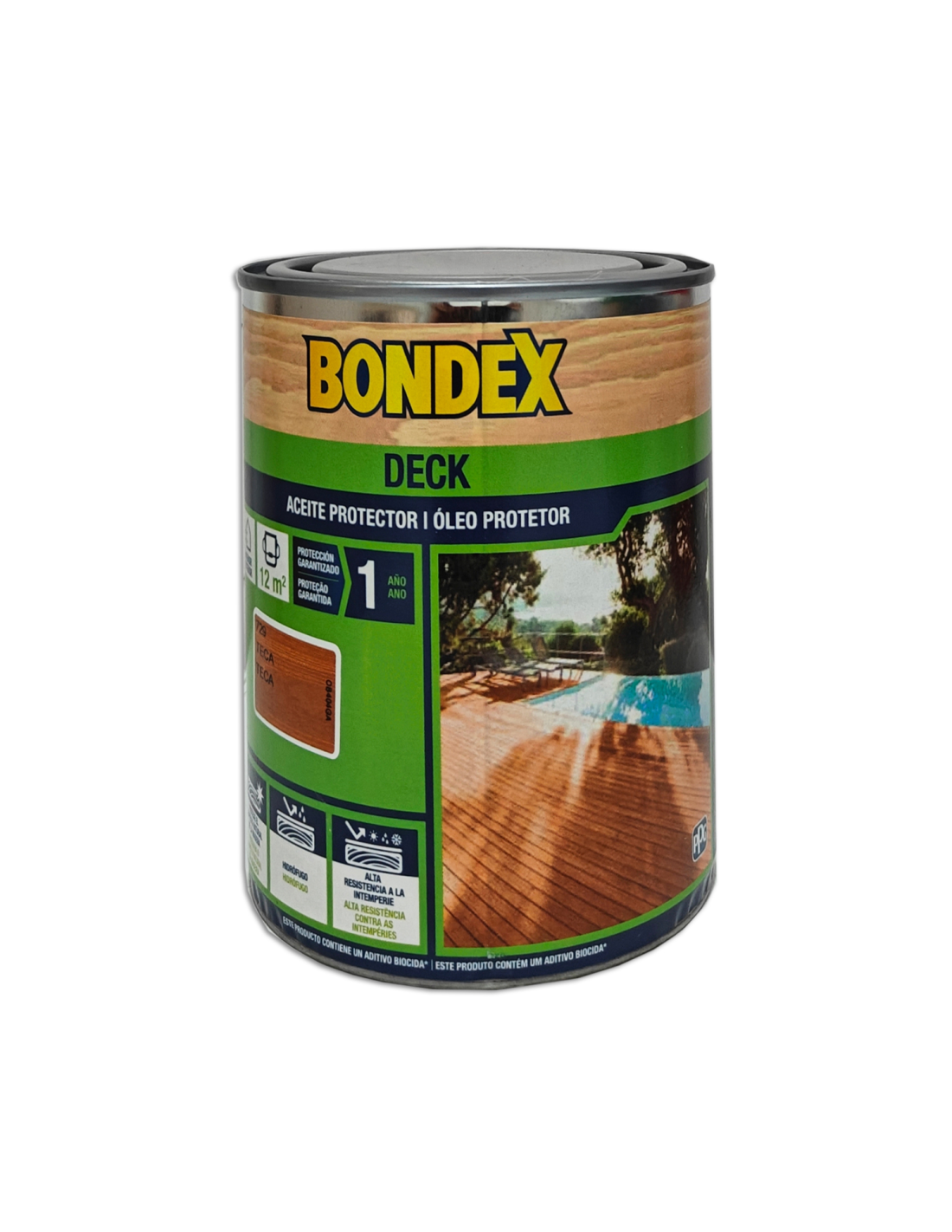 Aceite tarimas deck teca bondex 750 ml