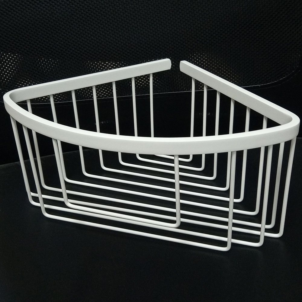 Kibath portagel esquina acabado blanco mate fabricado en aluminio