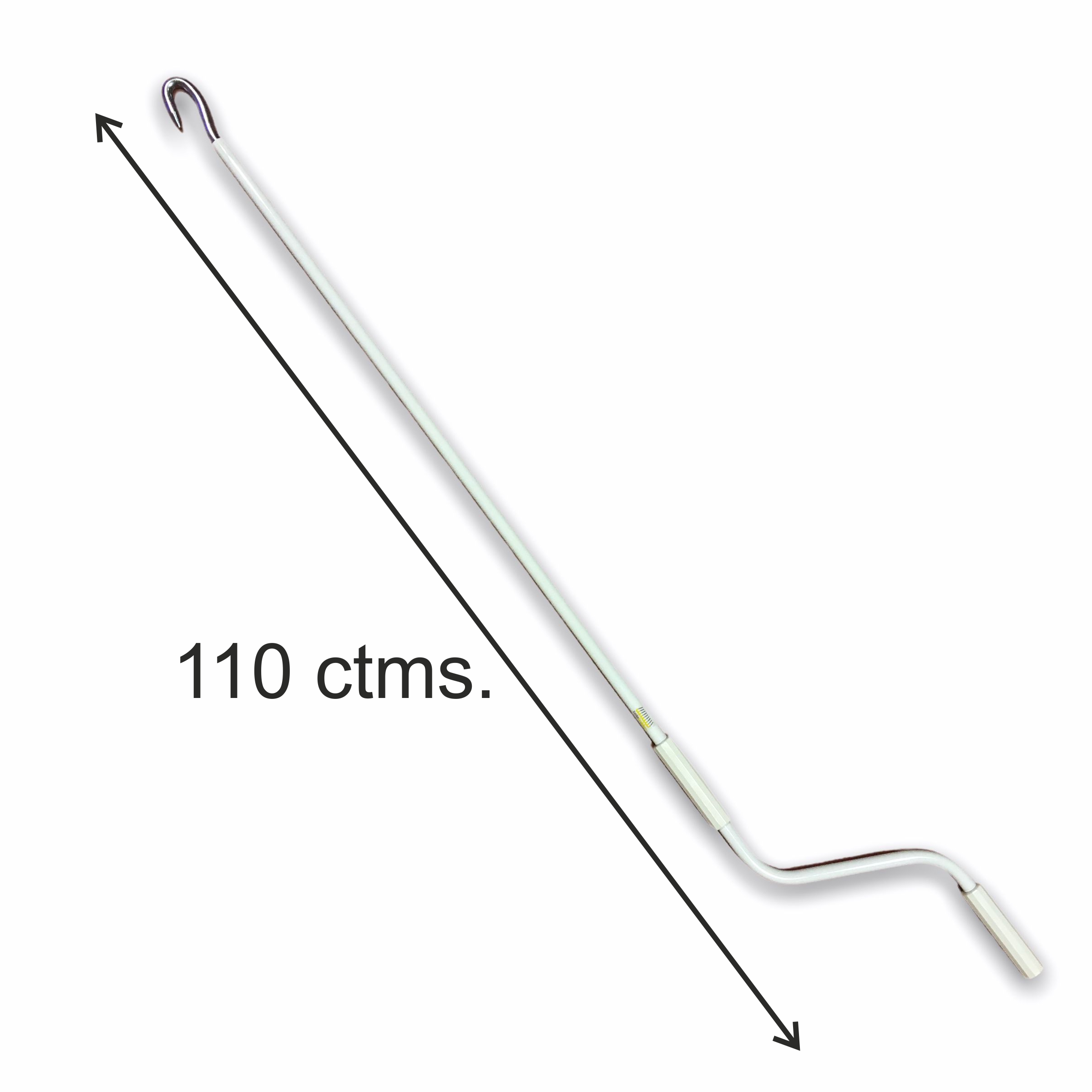 Manivela para Toldos Teletoldo – Color Blanco – 110 cm de Alta Resistencia