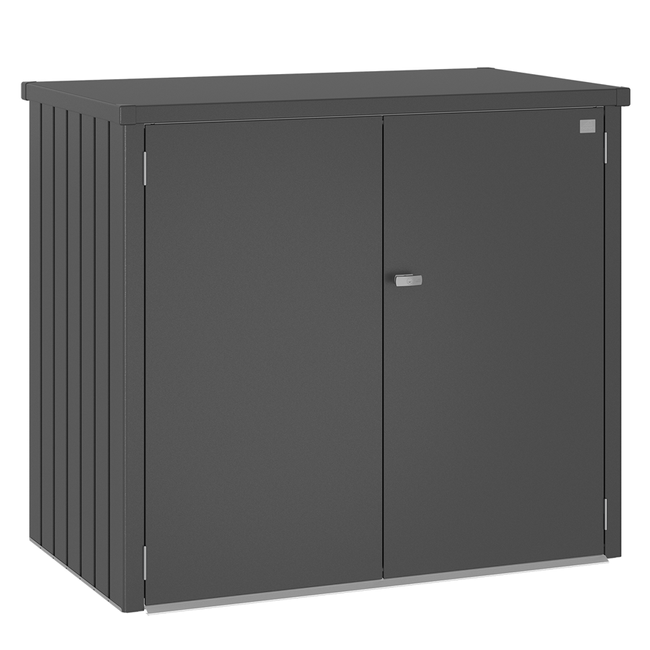 Contenedor de cubos de basura doble metalico biohort alex duo color gris os