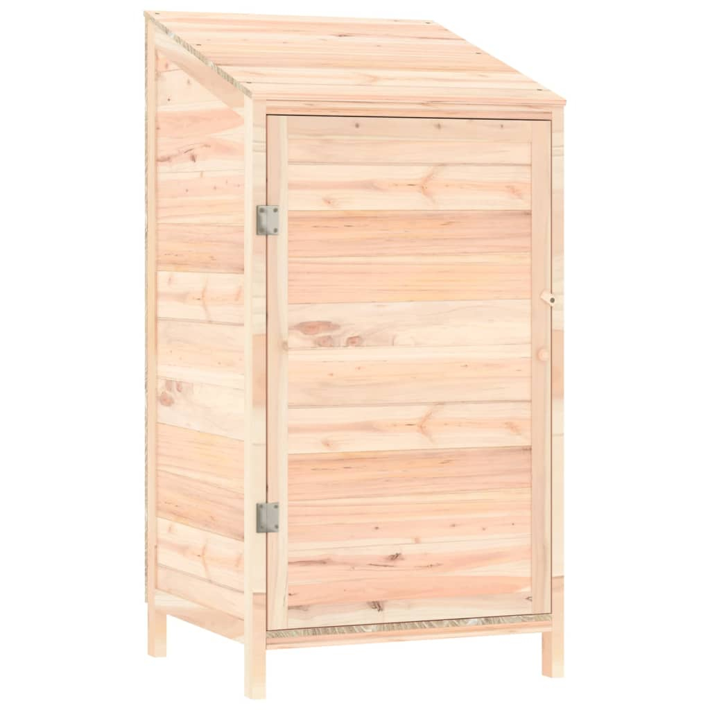 vidaXL cobertizo de jardín madera de abeto maciza 55x52x112 cm