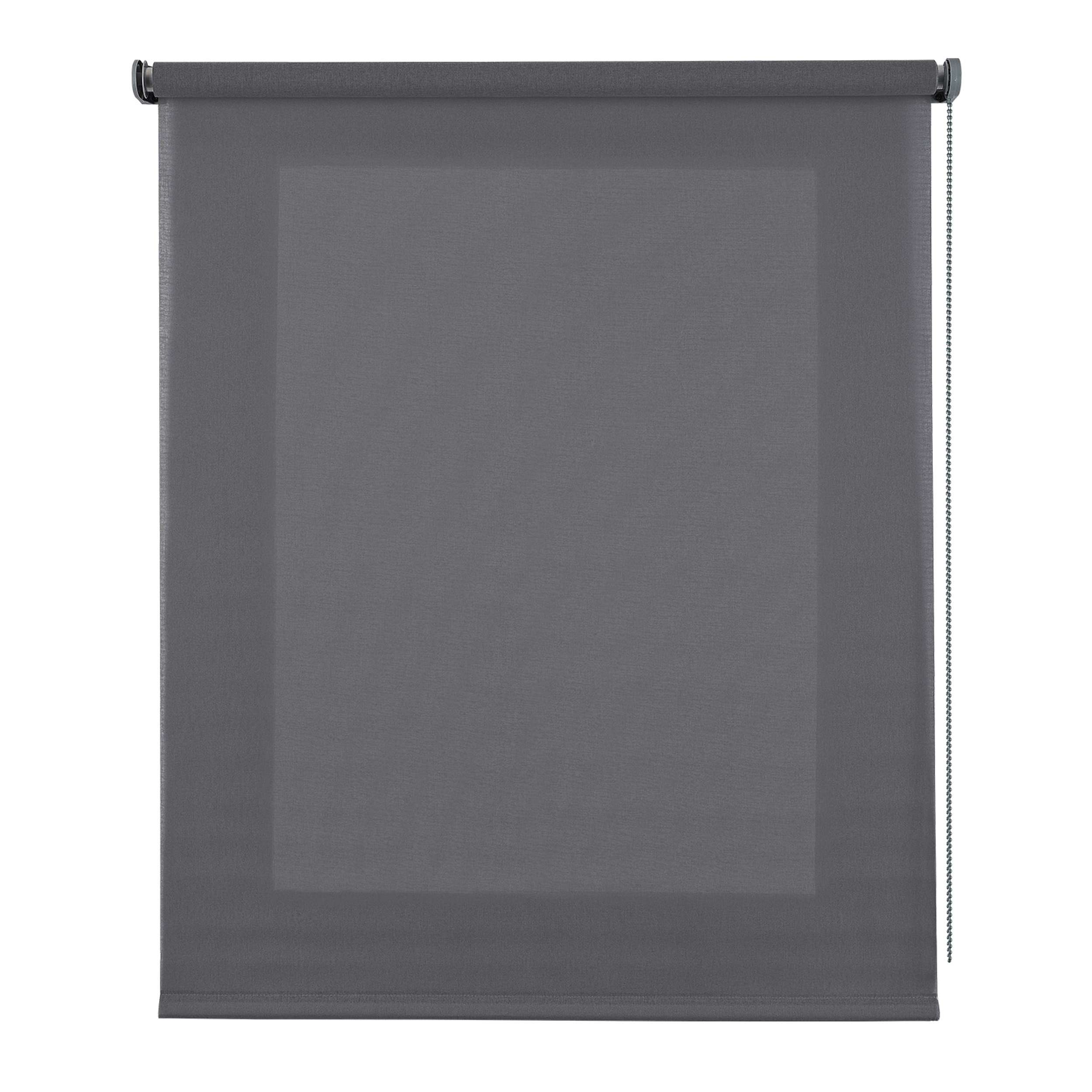Estor translúcido estores enrollables para ventanas gris 160x250 cm