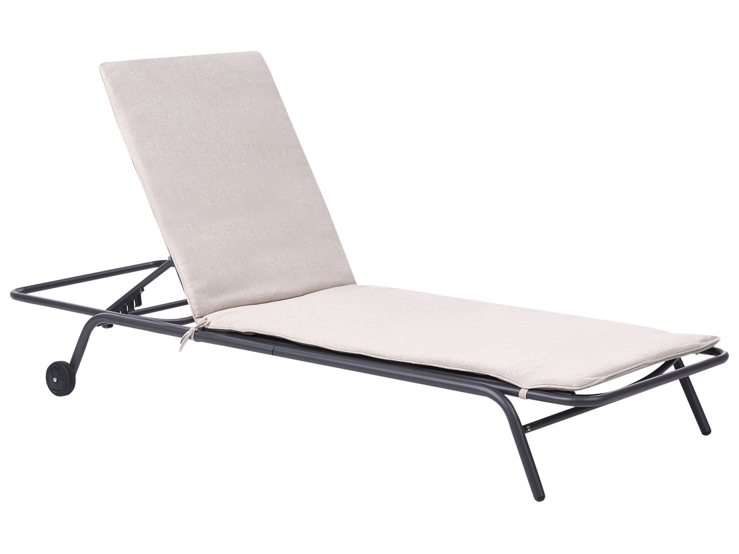 Tumbona volterra metal beige