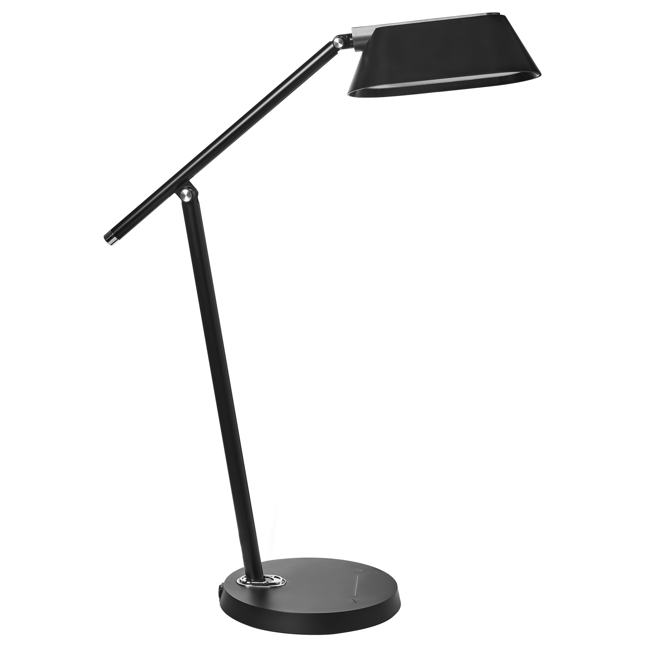 Lámpara LED de escritorio leonis con regulador de intensidad negro