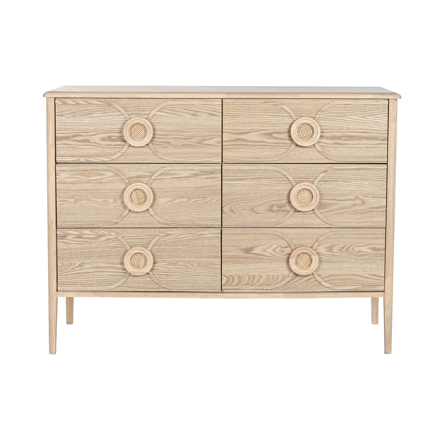 Cómoda de madera de abeto y mdf 120x40x90cm