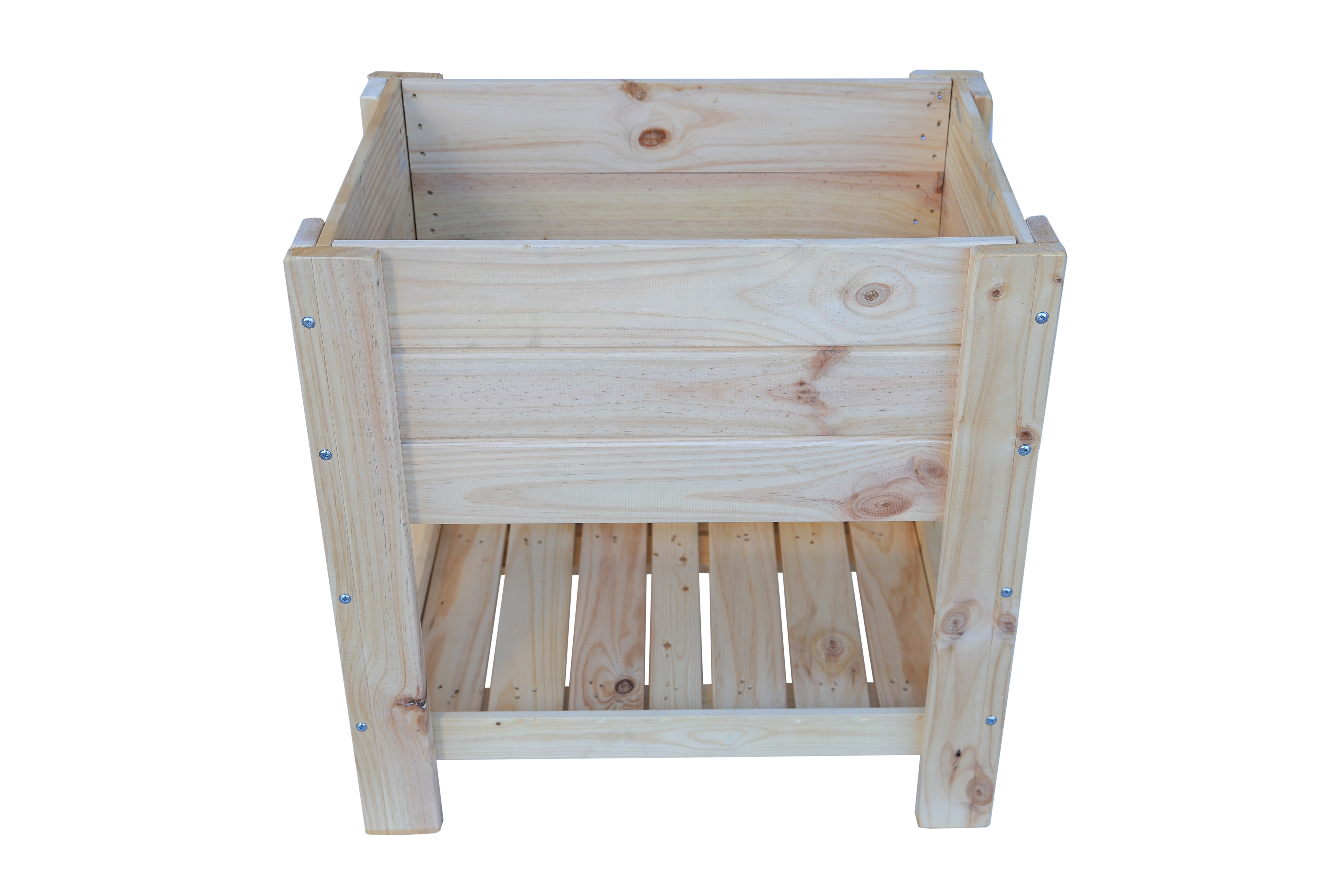 Mesa de cultivo de madera 79x56x80cm 95l el sotillo natural-madelea