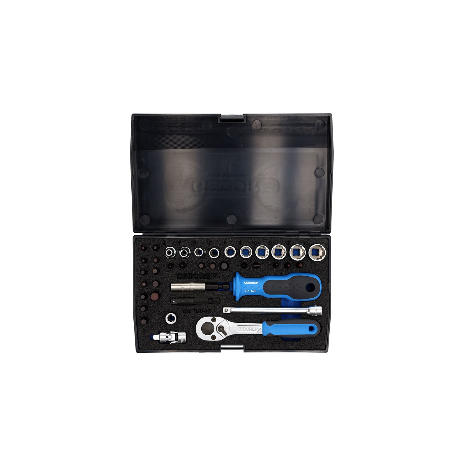 Gedore d 20 tmu-10 - juego de vasos unit drive 1/4" (1815660)