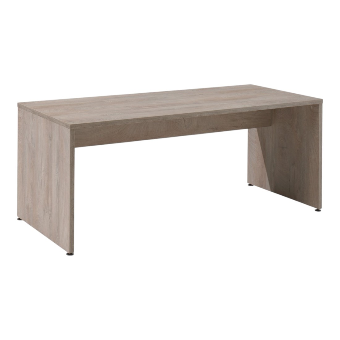 Escritorio profesional yukon – 160 cm roble natural – diseño moderno y robu