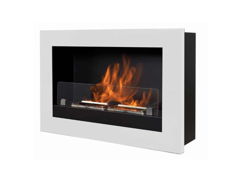 Chimenea de bioetanol treviso blanca de 2500 w