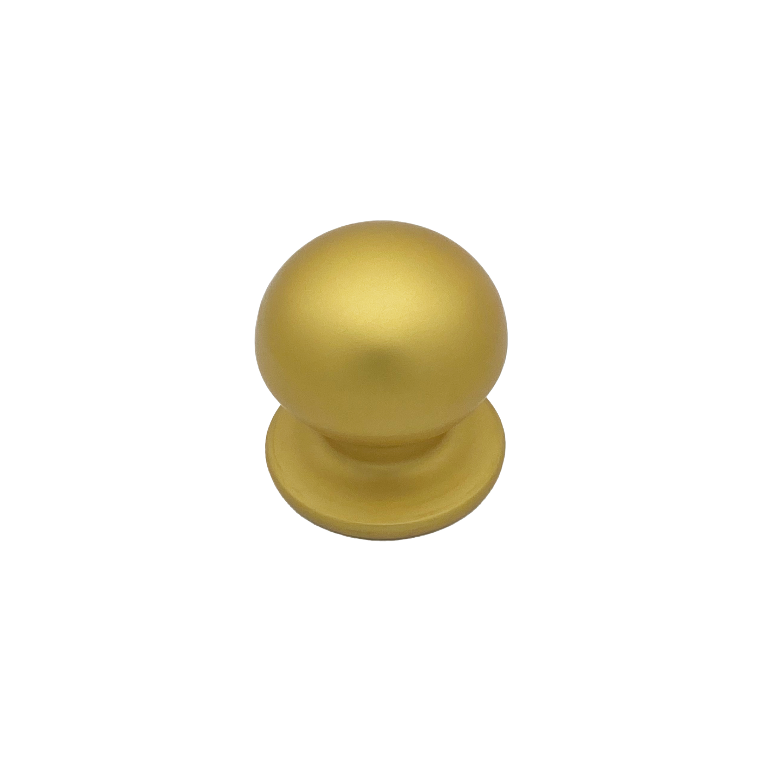 Pomo fijo de puerta, lote de 6, d: 70 mm, en aluminio, fijación rápida