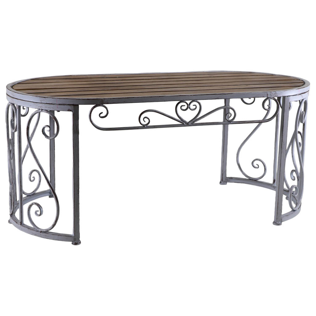Mesa de centro gris 115x60x50