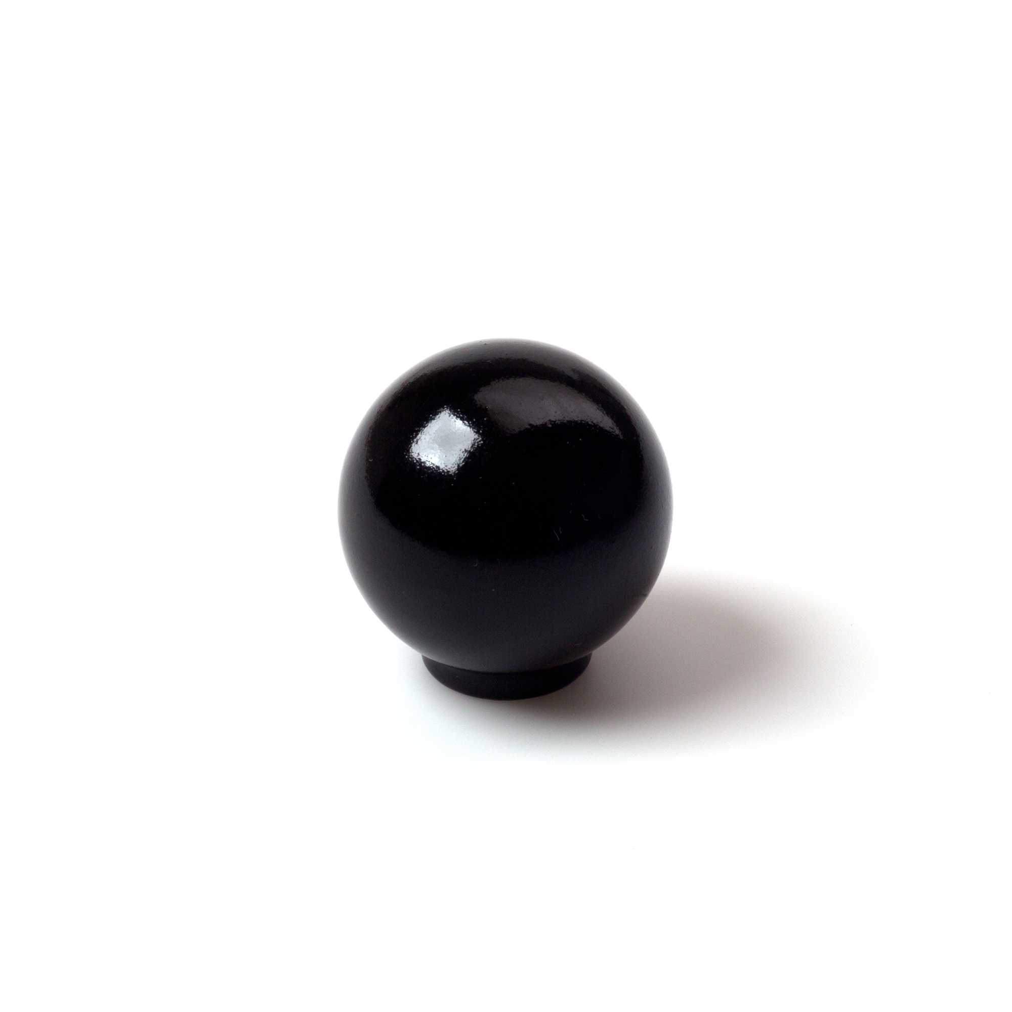 Pomo para mueble rei 7-309.03 | 34x34x35 mm | negro | abs
