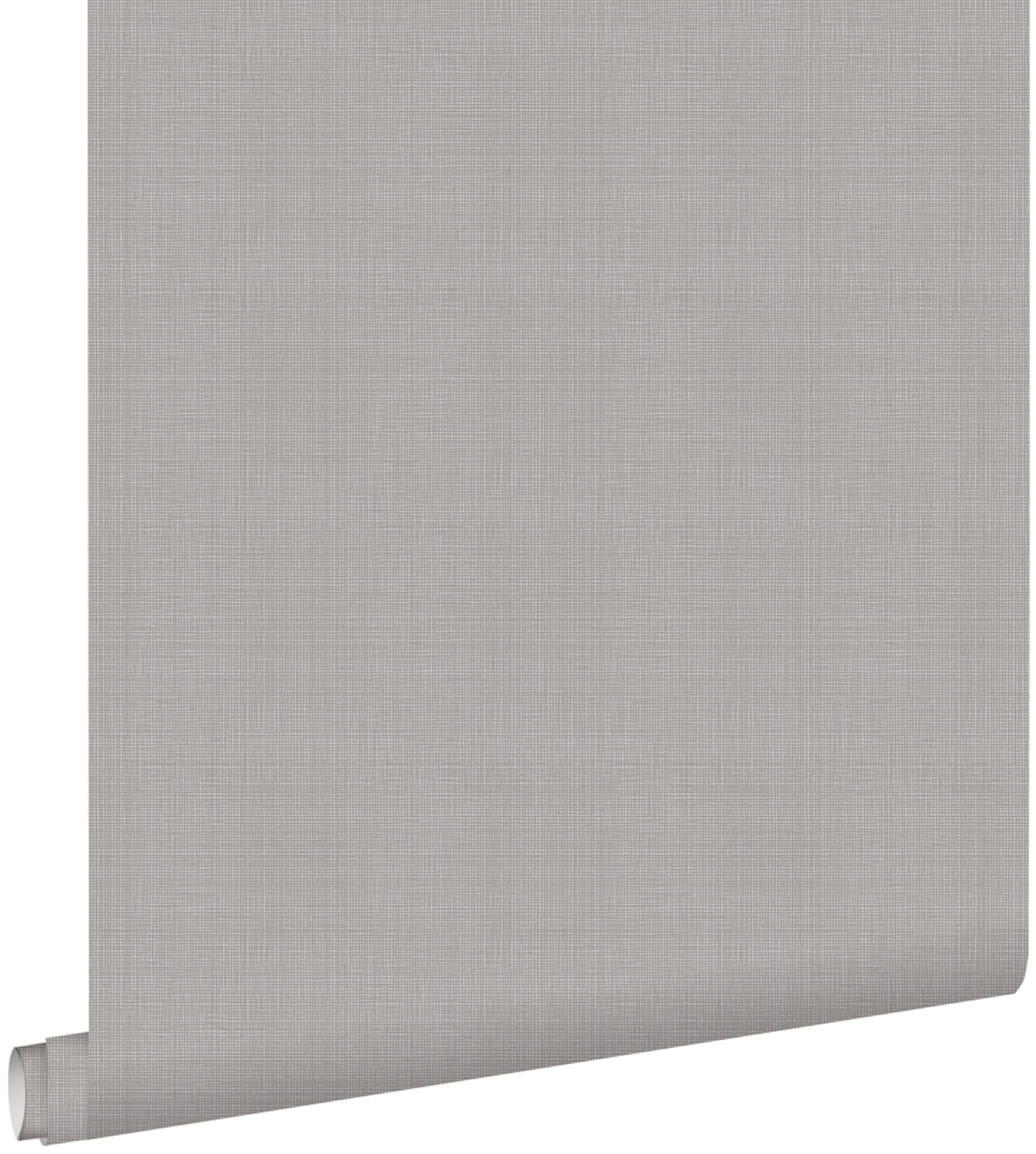 Estahome papel pintado liso efecto lino gris claro 53 cm x 10.05 m
