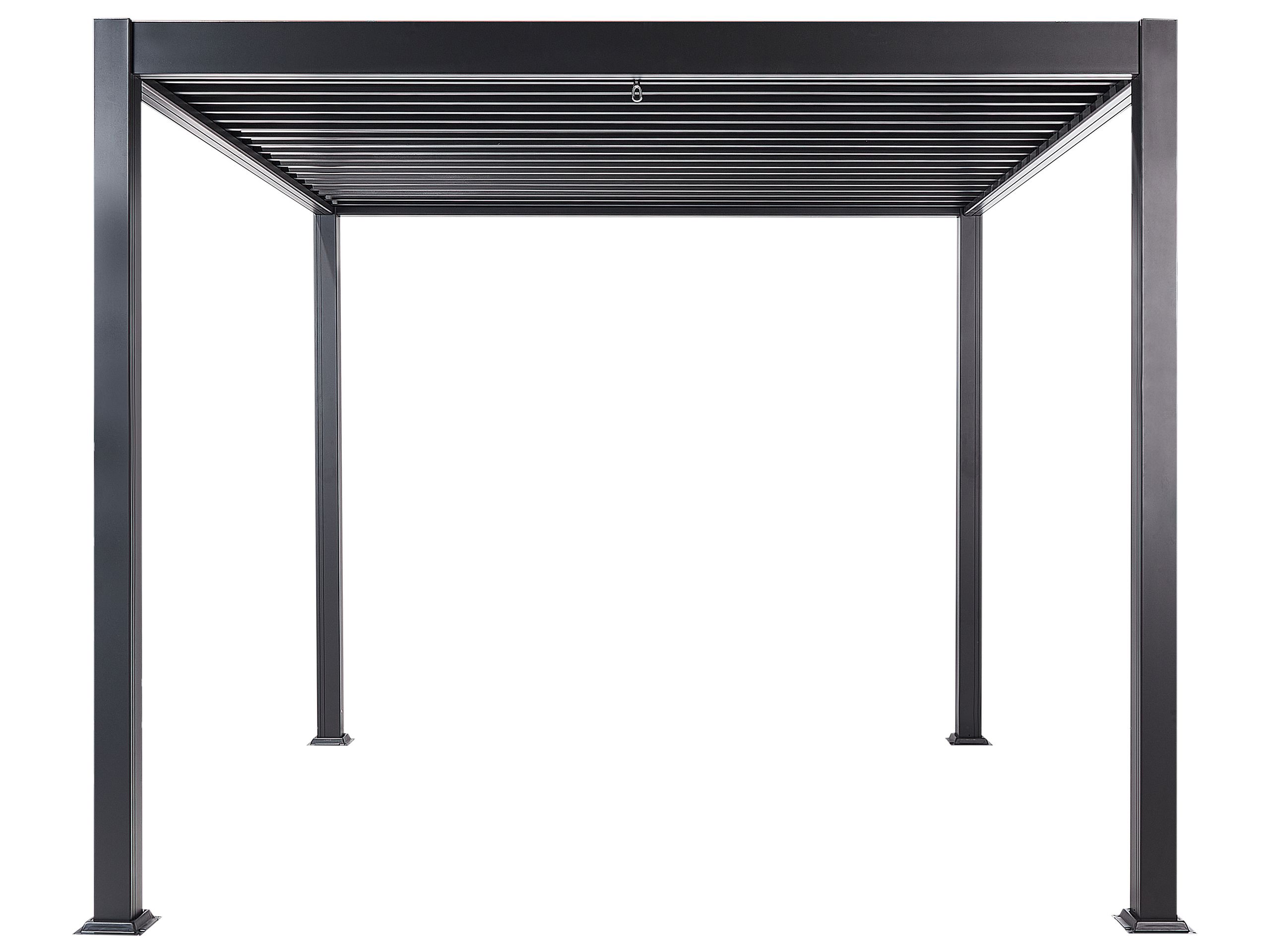 Cenador fornoli 296 cm 296 cm metal negro