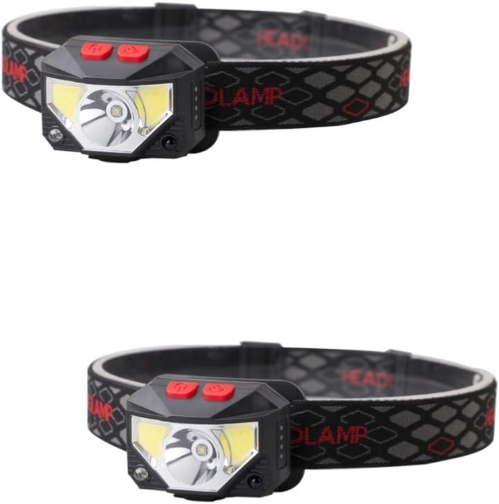 Linterna LED negra recargable portátil direccional caminar