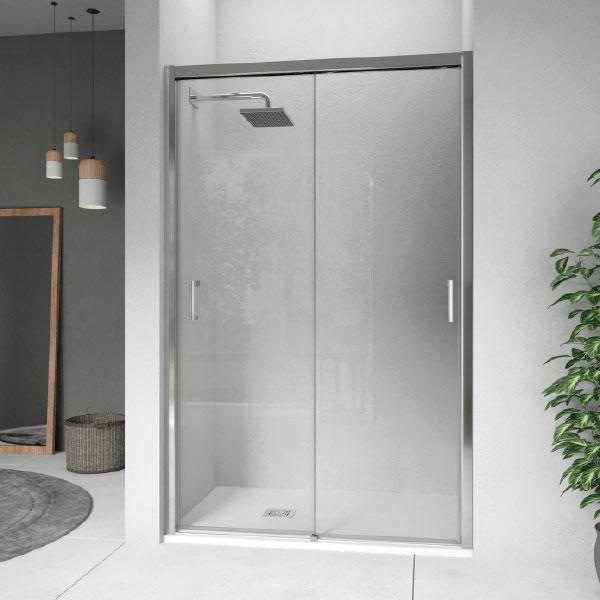 Puerta corredera doble cooper serigrafiado c/lat. 75 cm