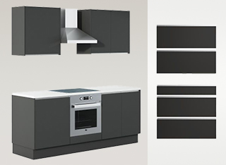 Cocina Star antracita