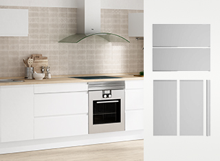 Cocina Star blanco mate
